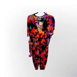 Multi color pants jumper